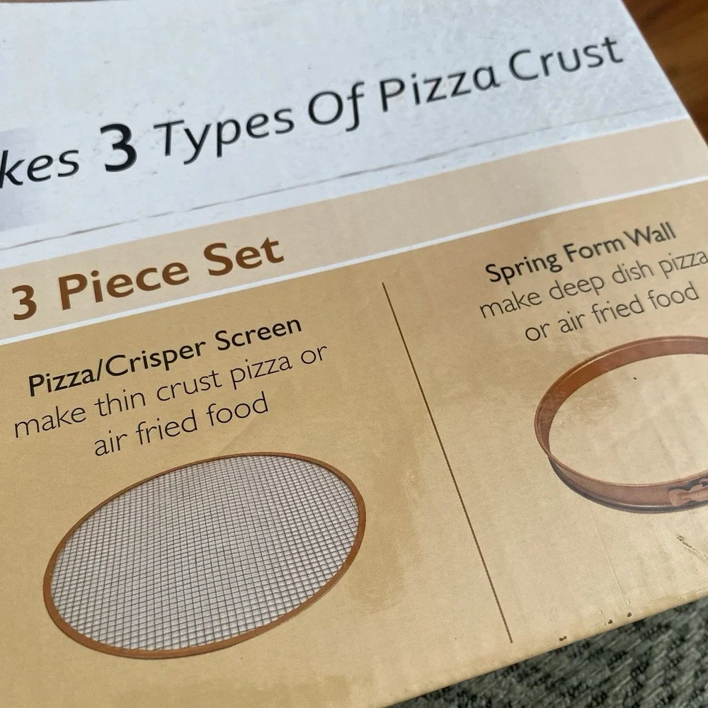 Copper Chef Perfect Pizza & Crisper Pan 12